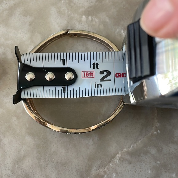 Small bracelet & ring size 6 missing stones gold tone infinity weave vintage - Picture 7 of 10